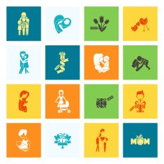 Happy Mothers Day Icons N319
