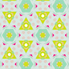Cute abstract neon feminine pattern for textiles N3