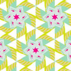 Cute abstract neon feminine pattern for textiles N7