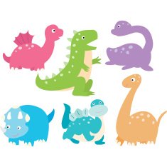 Cute Dinosaurs Collection