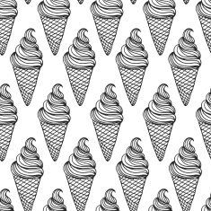 Vector ice cream background