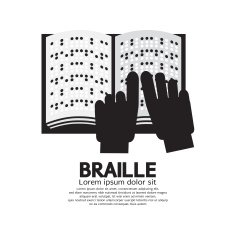 Braille Language Reading By The Blind