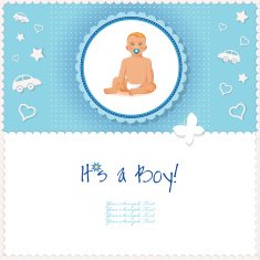 it's a boy card or background N2
