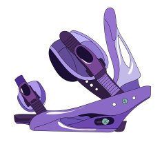 Snowboard binding N2