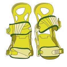 Snowboard binding N4