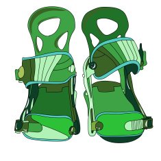 Snowboard binding N5
