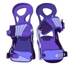 Snowboard binding N6
