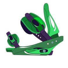 Snowboard binding N8