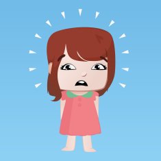 Disgusted little girl N2