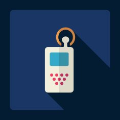 Flat modern design with shadow Baby Monitor