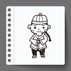 Chinese boy doodle N3