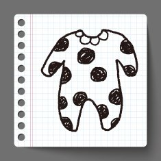 Doodle Baby Aprons N7