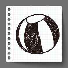 Doodle Beach Ball N5