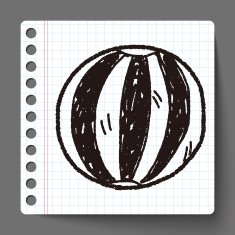 Doodle Beach Ball N6