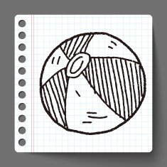 Doodle Beach Ball N7