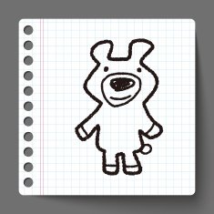 Doodle Bear Doll N3