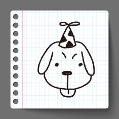 doodle birthday dog N3