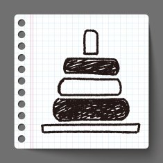 Doodle pyramid N5