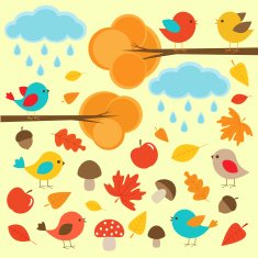 Autumn birds