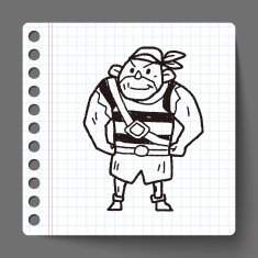 pirate Sailor doodle N3
