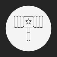 toy hammer icon N2