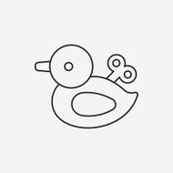 toy duck icon N6
