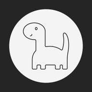 toy dinosaur icon N3