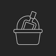 toy sand bucket icon N2