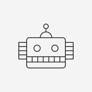toy robot icon N4