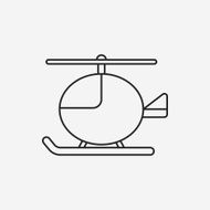 toy helicopter icon N4