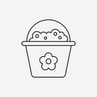 toy sand bucket icon N8