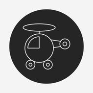toy helicopter icon N5