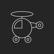 toy helicopter icon N6
