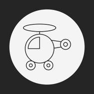 toy helicopter icon N7