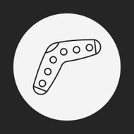 toy boomerang icon N6