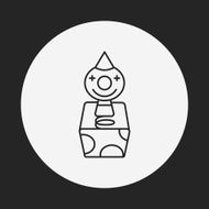 toy clown icon N3