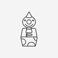 toy clown icon N4