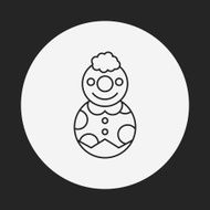 toy clown icon N7