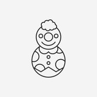 toy clown icon N8