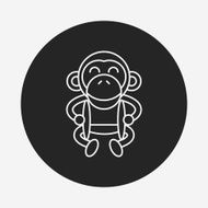 toy monkey icon