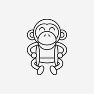 toy monkey icon N4