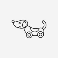 toy dog icon N8
