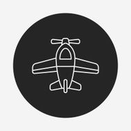 toy airplane icon