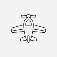 toy airplane icon N4