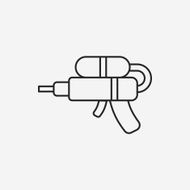 toy water gun icon N12