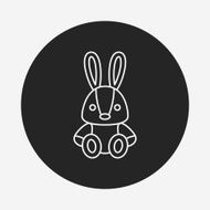 toy rabbit doll icon