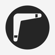 toy boomerang icon N8