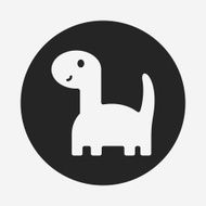 toy dinosaur doll icon