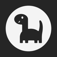 toy dinosaur doll icon N3