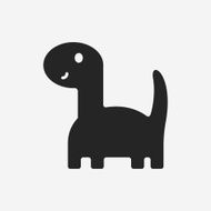 toy dinosaur doll icon N4
